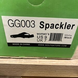 Women's Golf flip flops- White and Black